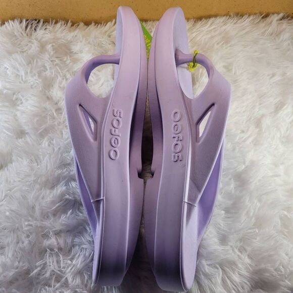 Oofos OOriginal Unisex Lavender Flip Flops- Size M13/W15- NWT - Picture 8 of 9